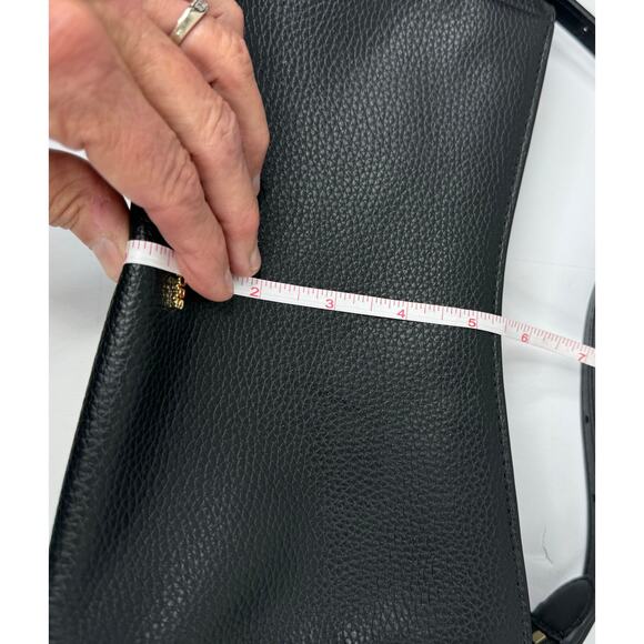 Michael Kors Moore Medium Leather Crossbody Black NWOT - Picture 8 of 16